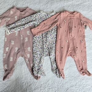 Carter's Footed Sleeper Pajamas Two-way Zipper